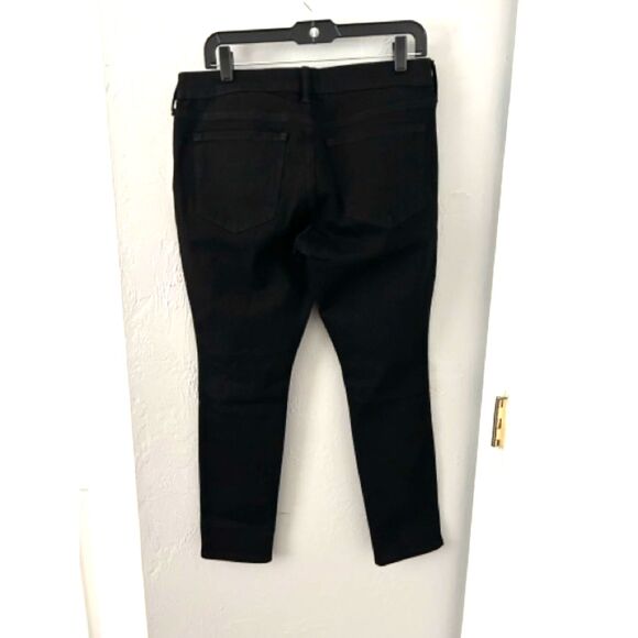 Old Navy Mid-Rise Pop Icon Black-Wash Skinny Jeans, Black Jack, 12 P Petite, NEW - Picture 5 of 8